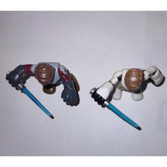 Star Wars Playskool Jedi Force Obi-Wan Kenobi & Anakin Skywalker 2-Pack Mini-Fig - Picture 4 of 10